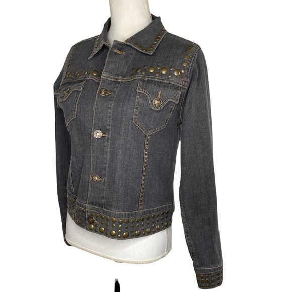 Tasha Polizzi Beaded Denim Jean Jacket - Picture 4 of 11